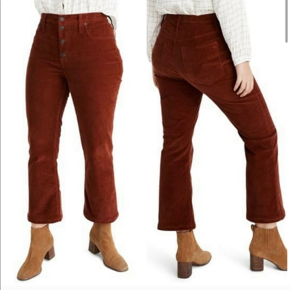 Madewell • Cali Demi Boot Corduroy Pants